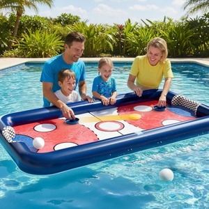 PVC Inflatable Hockey <b>Pool</b> Game Toy Fun Swimming <b>Pool</b> Float Outdoor Activities Yard Beach Sports Cool Summer Family Party Gift - Product Image 1