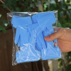 Multicolor T-Shaped Plastic Plant Tags Waterproof Reusable Garden <b>Markers</b> for Seedlings Potted Plants Nursery Use - Product Image 6