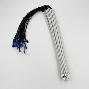 Cavo del sensore personalizzato a 2 Pin con alloggiamento in gomma colorata per autoveicoli di grado nero giallo fili di rame PVC PBT isolati per veicoli - Product Image 2