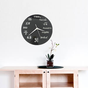 Orologio da Parete Creativo con Formule Matematiche, Specchio in Acrilico con Notazioni Matematiche, Regalo per Bambini e Insegnanti, Decorazione per Aule - Product Image 2