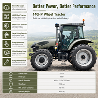 Tracteur 4x4 FULCORE avec support OEM/ODM, roues réglables en option, utilisation polyvalente pour la préparation des terres