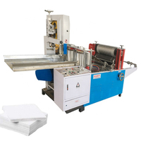 Machine automatique pour la fabrication de papier mouchoir avec gaufrage, impression et pliage au prix d'usine
