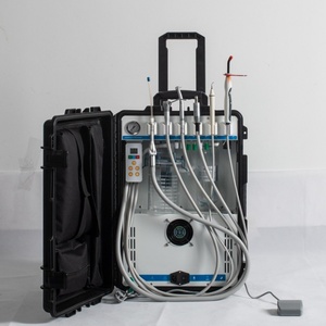 XIEJIAN P208 Unità Dentale Elettrica Portatile Costruzione in Plastica e Metallo Certificata CE Classe II Micromotore <span class=keywords><strong>LED</strong></span> Ablatore Luce Polimerizzante - Product Image 1