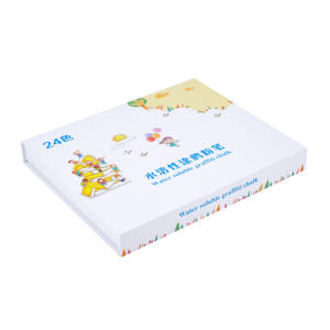 Juego de Crayones Mini de 24 Colores Solubles en Agua para Dibujar en Pizarra, Sin Polvo, para Niños, Material Escolar para el Hogar, Precio Económico - Product Image 2