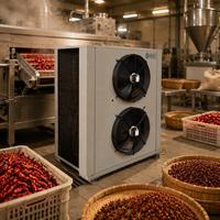Californië rozijnendroogmachine warmtepomp fruitdehydrator voor druivenverwerking