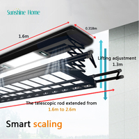 Séchoir à linge électrique multifonctionnel intelligent pour la maison, support de plafond pour vêtements et serviettes – Vente directe usine