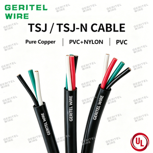 UL62 UL83 TSJ/<span class=keywords><strong>Cable</strong></span> <span class=keywords><strong>de</strong></span> aislamiento <span class=keywords><strong>de</strong></span> PVC <span class=keywords><strong>Cable</strong></span> 2/3/4 Core <span class=keywords><strong>Cable</strong></span> 18awg 16awg 14awg 12awg 10awg 8awg 6awg <span class=keywords><strong>Cable</strong></span> eléctrico - Product Image 3