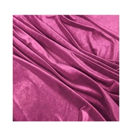 Großhandel Zwiebelfarben-Velours 100% Polyester Stoff Glatt Weich Sofa-Polsterstoff Heimtextilien Hochzeit OEKO-TEX