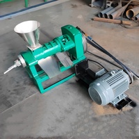 Presse à vis automatique en acier au carbone pour soja, haute capacité, économe en énergie, pressage à chaud et à froid, petite machine de traitement culinaire