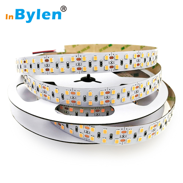 Ra90 IP20 IP65 Smd 2835 LED Strip Light New 15mm Width 240 Leds Double Rows Flexible DC 24V 90 Cri Shenzhen 90 PCB 80 USB WiFi