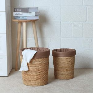 Mây Chất Thải Giỏ Thùng Rác Có Thể OEM Mây Lưu Trữ Giỏ Dệt Wicker Dã Ngoại Giỏ Nhiều Kích Thước Từ Việt Nam - Product Image 3