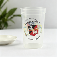 Gobelets de stade en plastique lisses classiques personnalisés (12 oz.) Gobelet géant en plastique classique Delta Gamma Old Style