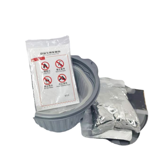China Factory Export Hot Selling Outdoor Camping Portable Self-heating Food Packaging Self-heating Lunch Box