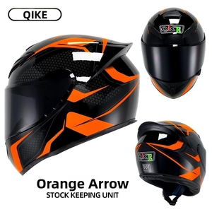 Casco de Motocicleta Integral Qike de ABS para Hombre y Mujer, Equipo de Invierno para Motociclismo, 4 Estaciones, Seguridad, Estilo Personalizado, Certificado ECE 3C - Product Image 6