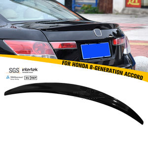 재구매율 높은 광택 블랙 리어 부트 CL7 스포일러 윙 (혼다 어코드 8세대 2007 2008 2009 2010 2011 2012 2013) - Product Image 1