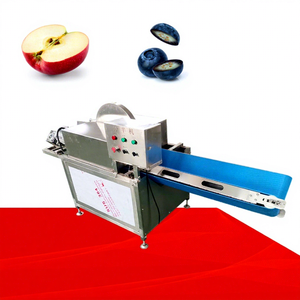 Machine automatique motorisée de découpe en deux des poivrons rouges/jaunes/verts, capacité 400 kg/heure, pour légumes et fruits (220V/380V) - Product Image 1