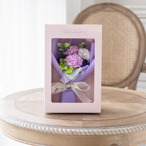 <strong>Unique</strong> <strong>Gift</strong> <strong>for</strong> <strong>Her</strong> Never Withered Roses Soap Flower Bouquet 2 Balloons With Light Free <strong>Gift</strong> Box - Product Image 3