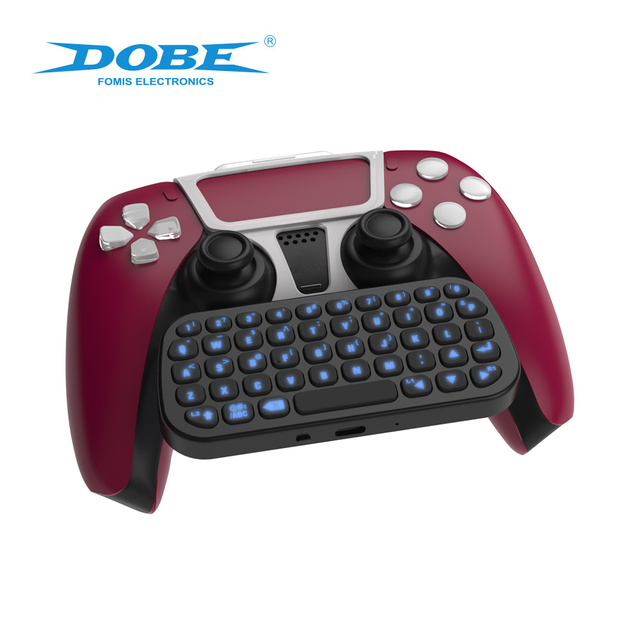 DOBE Bluetooth Wireless Backlight Keyboard Game Accessories Controller Keyboard for PS5/PS5 Edge Controller