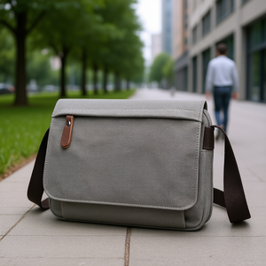 Bolso Bandolera de Lona Oem Odm 24x20x6cm, Ligero, Portátil, para Viajes, Trabajo, Aire Libre, para Hombres y Mujeres - Product Image 2