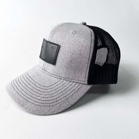 Gorra de Béisbol Trucker Unisex, Deportiva, Casual, Ajustable, Transpirable, de Malla, con Logotipo Bordado en 3D de 6 Paneles, Color Gris