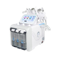 6 en 1 Hydro Dermabrasion Beauté Machine H2o2 Petite Bulle Peeling Nettoyage Soins Du Visage Hydro Facial Machine