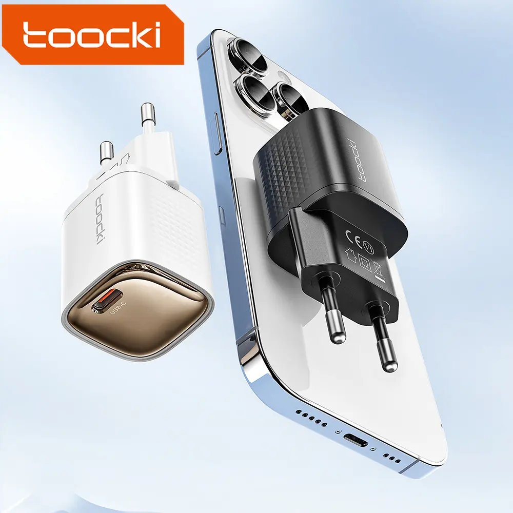 Toocki tarvel 간 충전기 pd 20w 초고속 충전 usb 벽 충전기 usb c 빠른 충전기 어댑터 아이폰 12-15 용