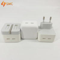 Adaptateur secteur haute puissance US/EU/UK, chargeur PD 35W, double USB-C Type C, chargeur rapide pour iPhone 16 15 14 13 12 11 Pro, chargeur PD