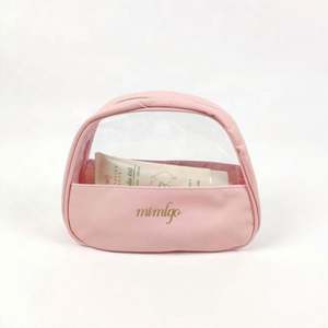 Pvc clair sac cosmétique pour brosse beauté soins de la peau en gros Logo personnalisé étanche clair Transparent coloré Pu trousse de maquillage - Product Image 1