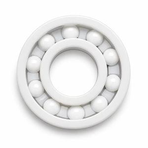 Roulement à billes à gorge profonde tout céramique 6002 15x32x9mm avec anneaux et billes en zircone, cage en PTFE - Product Image 1