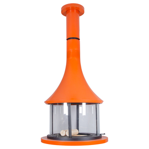 <span class=keywords><strong>Cheminée</strong></span> d'angle suspendue moderne JingXin en acier au carbone à feu réel, pour hôtel, à poser au sol, pour intérieur - Product Image 1