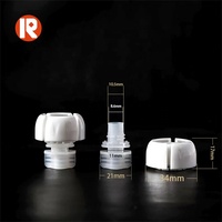 Bouchon à vis en plastique PE de 8,6 mm en forme de champignon, durable, anti-fuite, réutilisable, à l'épreuve des enfants, de qualité alimentaire, écologique, fabriqué en Chine