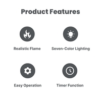 Diffuseur d'arômes en bois foncé, humidificateur, lumière LED 7 couleurs, fonctionnement à un bouton, diffuseur d'huiles essentielles