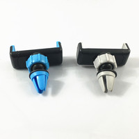 Support de téléphone réglable pour voiture en ABS, compatible avec les téléphones de 4 à 6,5 pouces, fixation flexible sur grille d'aération, facile à utiliser