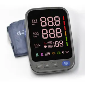 Home Use Digital Blood Pressure Bp Machine 24 Hour Blood Pressure Monitor with Large LED Display