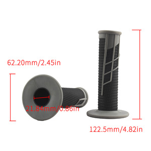 Zuqing Motorcycle Handlebar Grips Universal For Off Road Bikes Multi Color Non Slip Rubber With Locking End Cap - Product Image 2