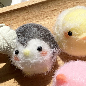 Jouet anti-stress doux et mignon à presser pour enfants, mini poussin pingouin Kawaii, jouet animal anti-stress très vendu - Product Image 4