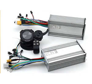 Accessoires pour Trottinette Électrique <span class=keywords><strong>Damao</strong></span> : Contrôleur Double Moteur 12 Tubes 72V 50A, Écran LCD, Accélérateur et Pneus en Caoutchouc - Product Image 2