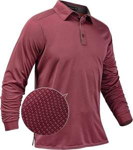 Commercio all'ingrosso camicia a manica lunga per gli uomini Logo personalizzato stampato ricamo tessuto semplice con decorazione a bottone formato XL - Product Image 2