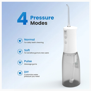 <span class=keywords><strong>Irrigador</strong></span> Bucal Eléctrico Portátil Inalámbrico Recargable, Limpiador <span class=keywords><strong>Dental</strong></span> Inteligente, Hilo <span class=keywords><strong>Dental</strong></span> de Agua para Dientes, Chorro de Agua <span class=keywords><strong>Dental</strong></span> - Product Image 4