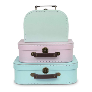 Design unico scatole per valigie in <span class=keywords><strong>cartone</strong></span> con finitura a punto a mano 3 set valigia regalo in <span class=keywords><strong>cartone</strong></span> - Product Image 6