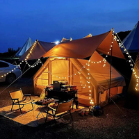 Tente de camping gonflable portable quatre saisons, une chambre – Ouverture automatique rapide, étanche >3000 mm, installation facile, avec pompe à air