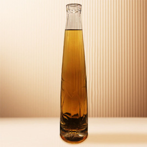 Rỗng 375ml rượu vang chai thủy tinh nhà máy tùy chỉnh giá bán buôn 500ml 700ml 750ml Vodka Whisky tinh thần chai rượu thủy tinh - Product Image 2