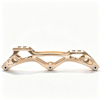 Châssis de patin à roues alignées en aluminium CNC pour patins de vitesse, 3 roues, 90mm 100mm 110mm, support de remplacement pour course Ruidongle