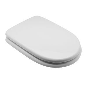 Cielo Vaso Smile 48 - Tapa de inodoro de liberación rápida con cierre suave, diseño cuadrado moderno, material de urea plástica duradero para baño - Product Image 2