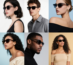 Nuovi <span class=keywords><strong>Occhiali</strong></span> da Sole di Lusso Streetwear in Acetato Trasparente CAT3 con <span class=keywords><strong>Lenti</strong></span> TAC UV400 e Logo Personalizzato in Metallo - Product Image 4