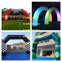 Arches gonflables pour festivals en plein air, marathons, courses, publicité, portail d'accueil, arche de ballons, entrée d'événement avec souffleur d'air