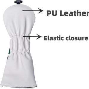 Couverture de conducteur de <span class=keywords><strong>golf</strong></span> en cuir PU imperméable de qualité supérieure <span class=keywords><strong>3</strong></span> couvre-chefs en <span class=keywords><strong>bois</strong></span> de parcours et hybrides pour hommes - Product Image 5