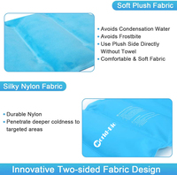 Gel de glace chaud et froid avec ceinture de maintien de qualité supérieure pour le soulagement de la douleur au dos et aux jambes