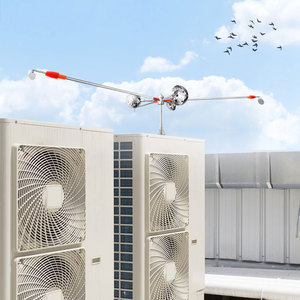 Répulsif solaire pour oiseaux avec plusieurs sons 360° °   Éloigne-oiseaux rotatif automatique anti-pigeons, protection des oiseaux pour jardin extérieur - Product Image 3