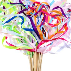 40 Palitos de Cinta de Colores Surtidos <span class=keywords><strong>con</strong></span> Campanas para Fiestas, Bodas, Cumpleaños y Celebraciones - Product Image 1
